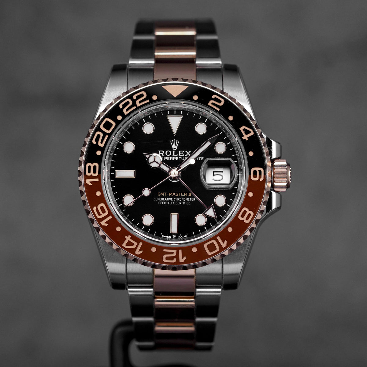 GMT MASTER-II ROOTBEER TWOTONE ROSEGOLD (2024)