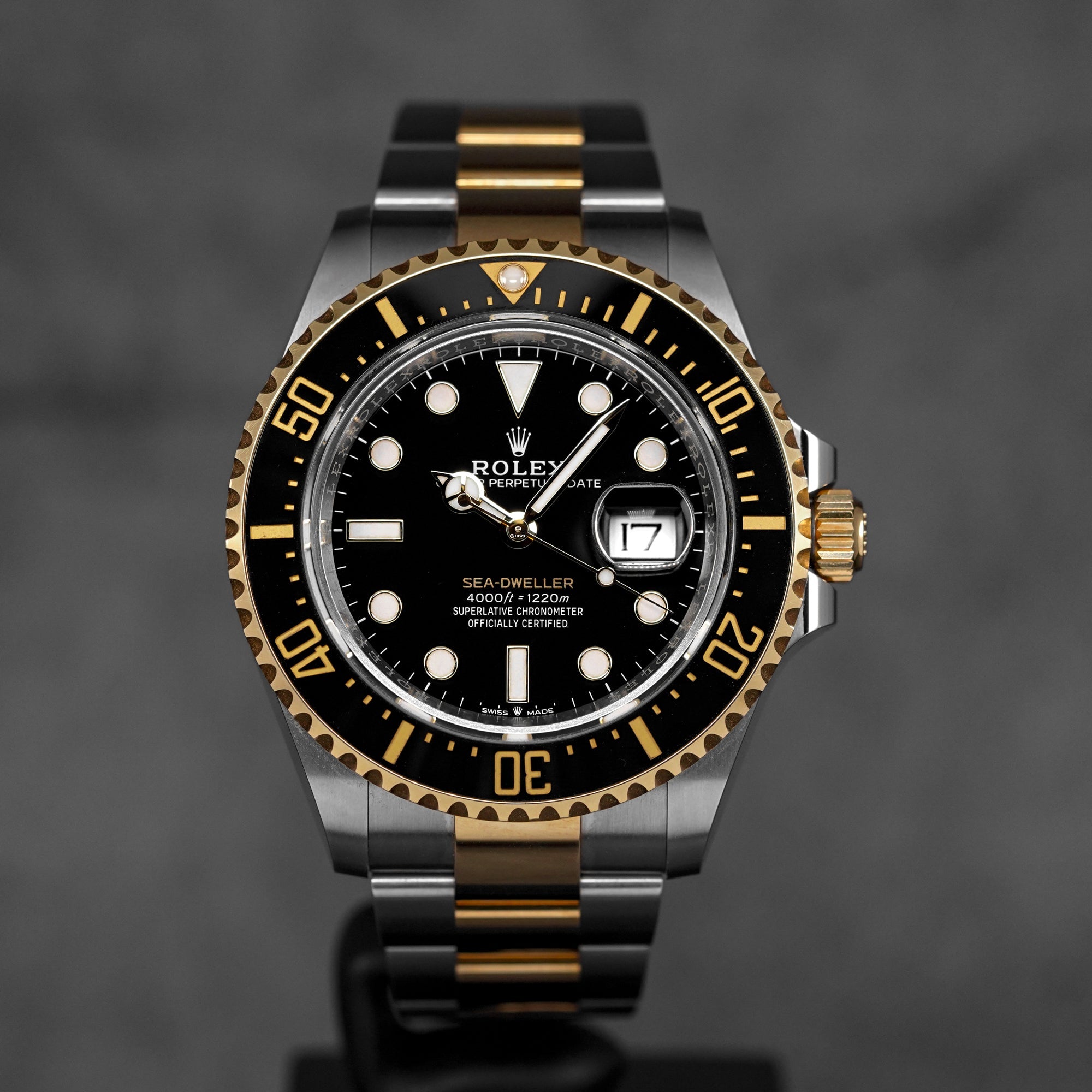 SEA-DWELLER 43MM TWOTONE YELLOWGOLD BLACK DIAL (2024)