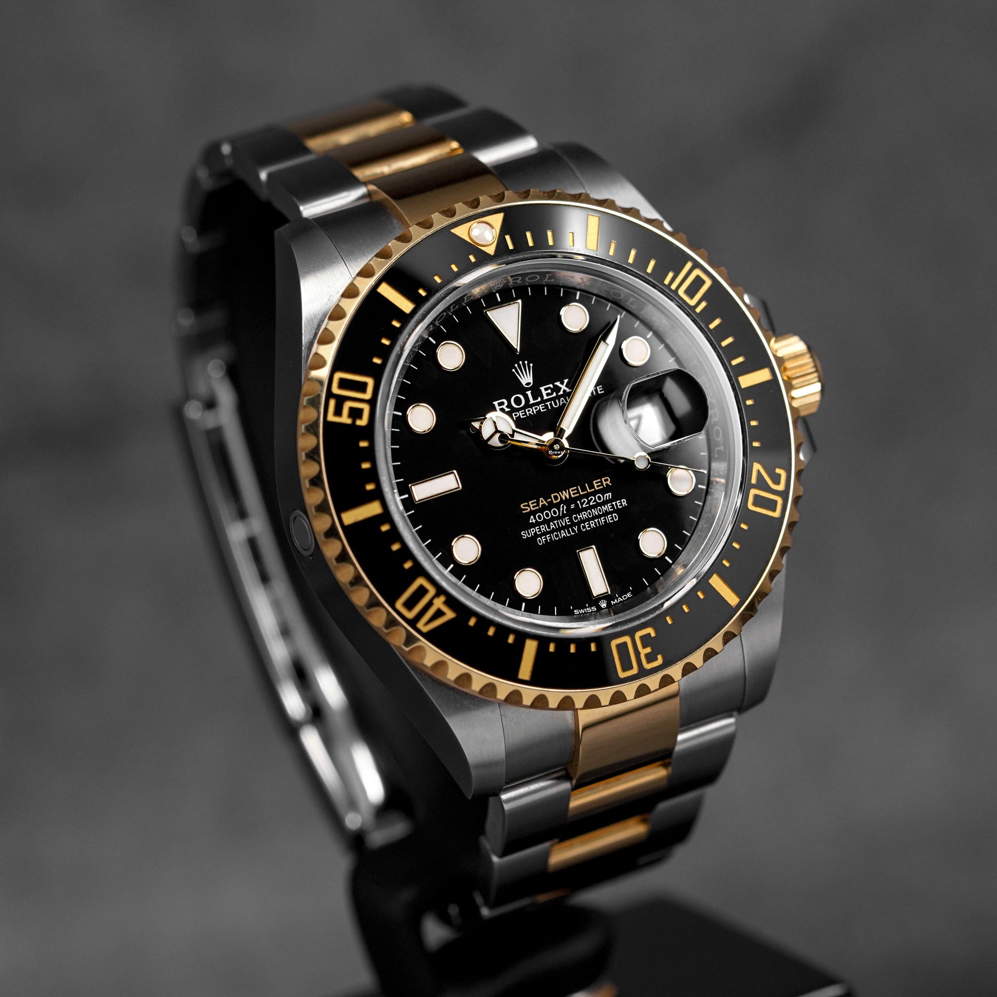 SEA-DWELLER 43MM TWOTONE YELLOWGOLD BLACK DIAL (2024)