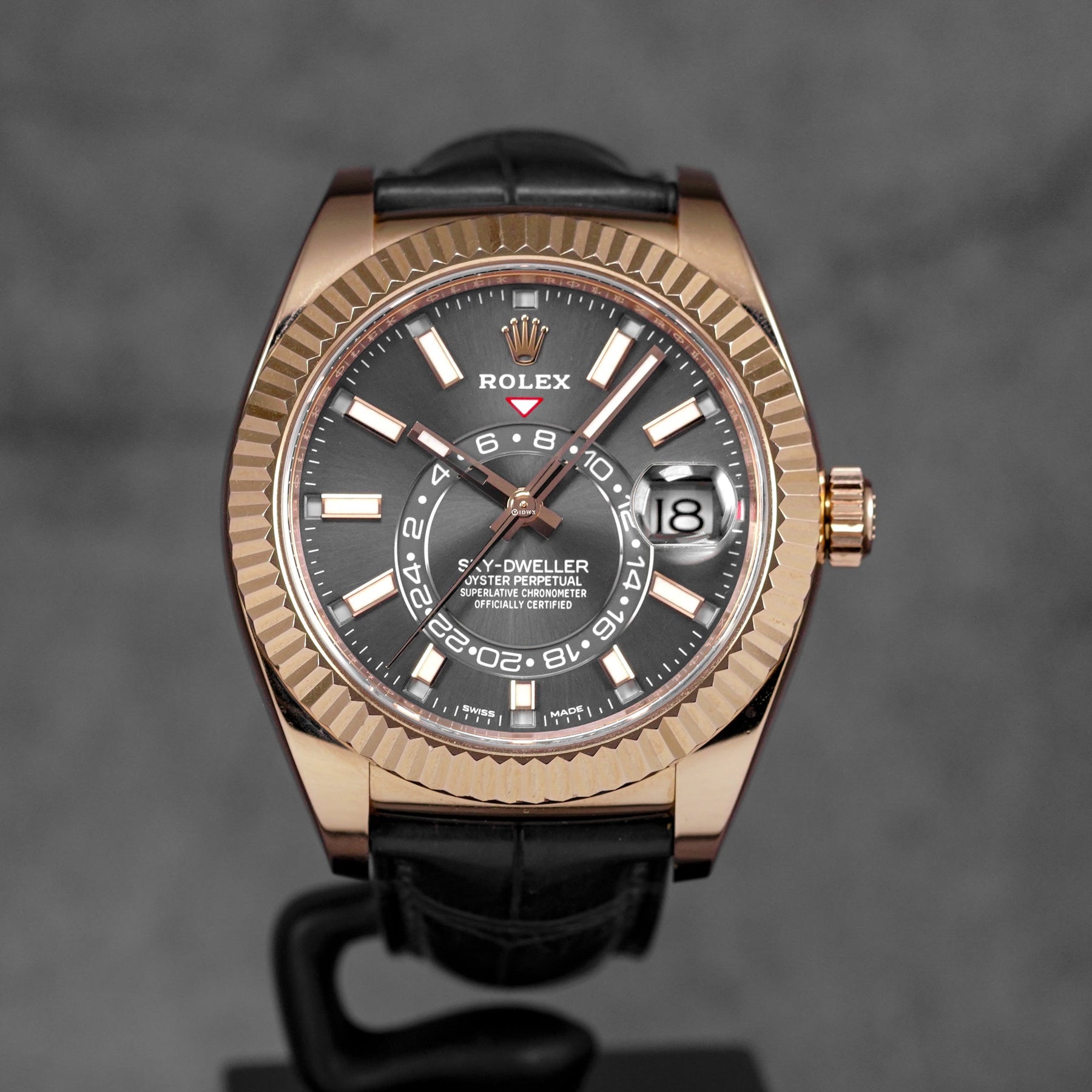 harga rolex sky dweller rosegold rhodium indonesia