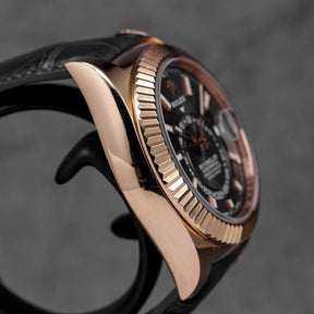 harga rolex sky dweller rosegold rhodium indonesia