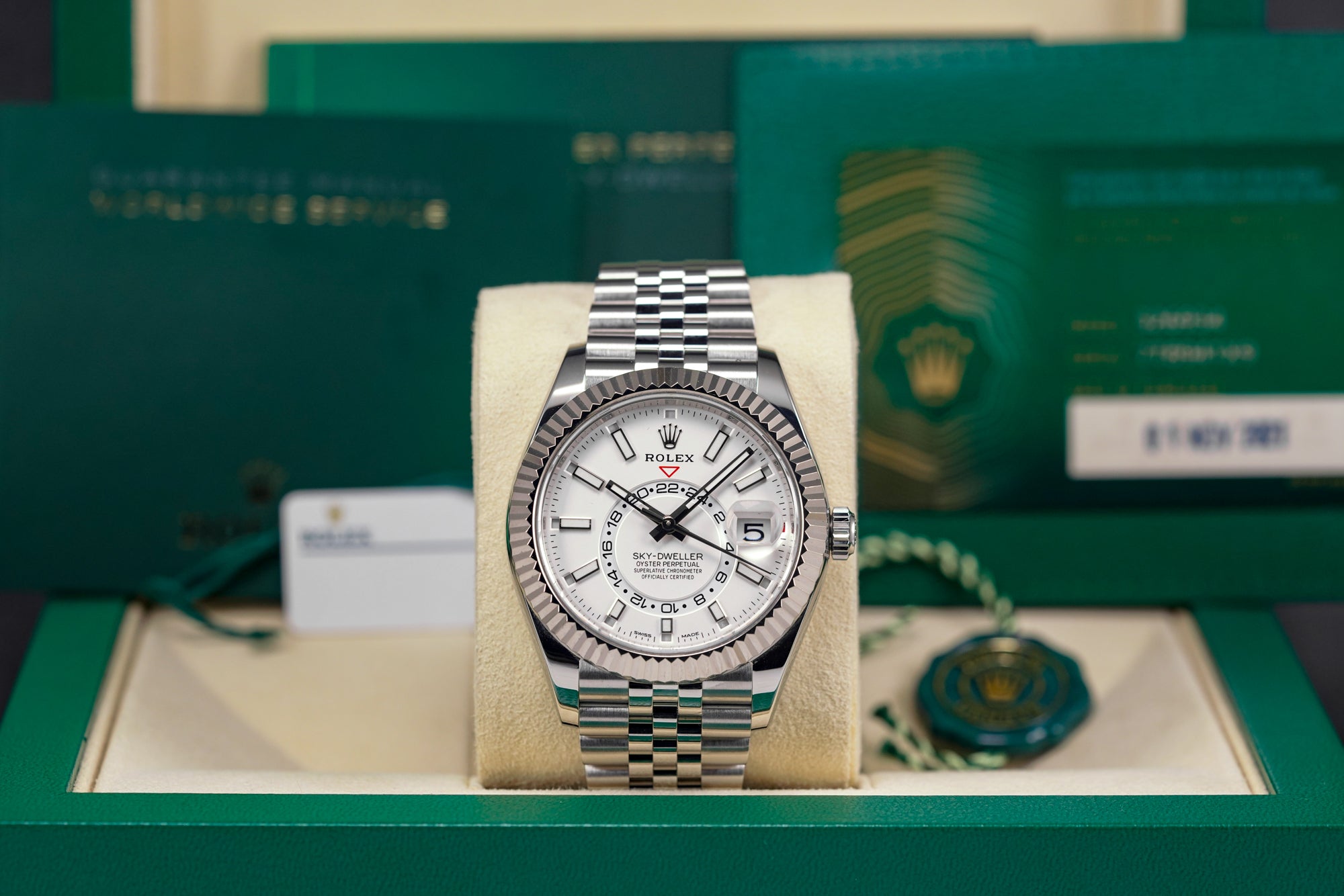 SKY-DWELLER WHITE JUBILEE (2021)