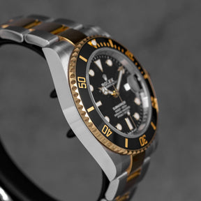 SUBMARINER DATE 41MM TWOTONE YELLOWGOLD BLACK DIAL (2021)