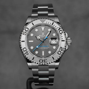 YACHT-MASTER 40MM RHODIUM DIAL PLATINUM BEZEL (2020)