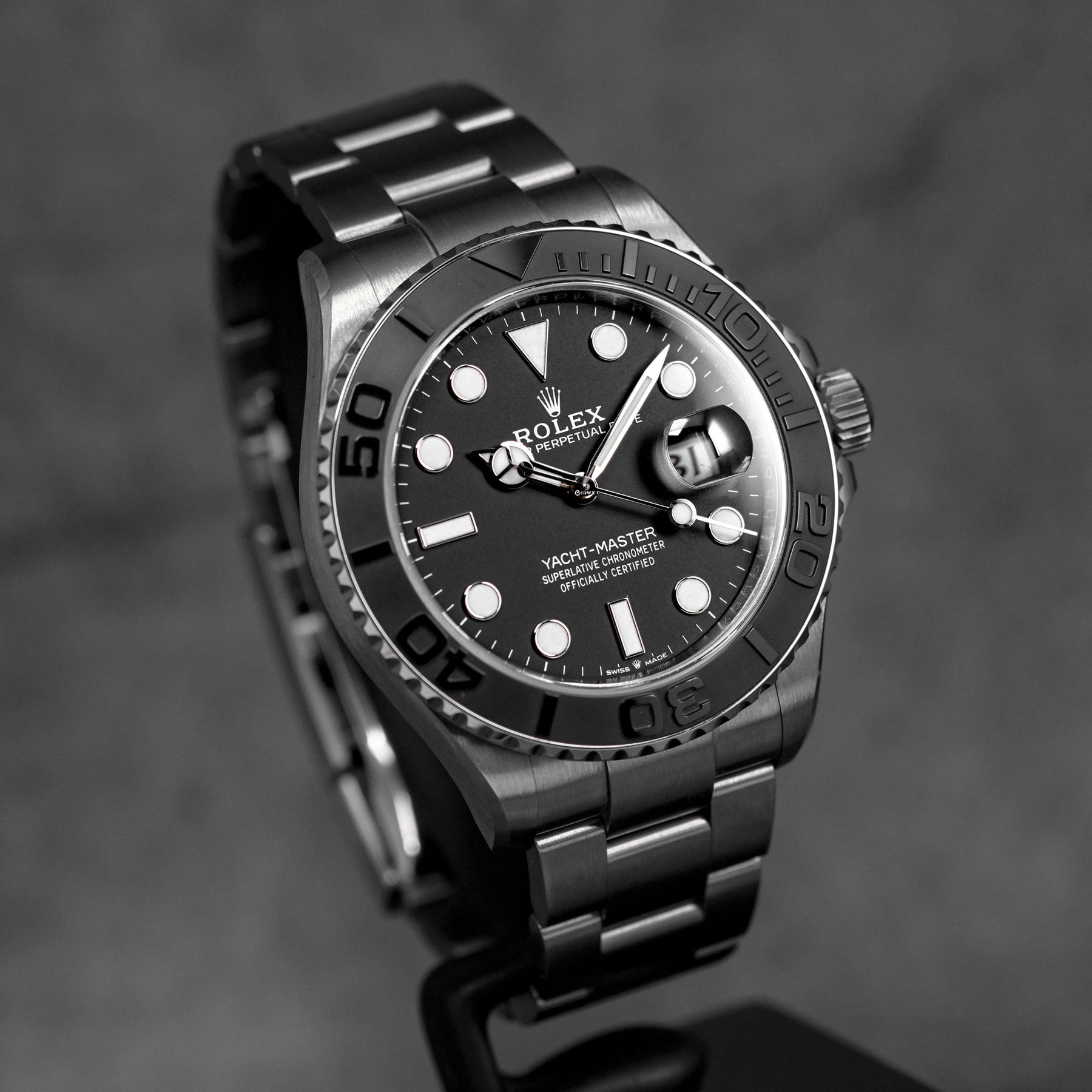 YACHT-MASTER 42MM RLX TITANIUM BLACK DIAL (2024)