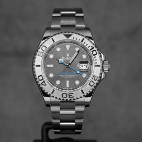 YACHT-MASTER 40MM RHODIUM DIAL PLATINUM BEZEL (2020)