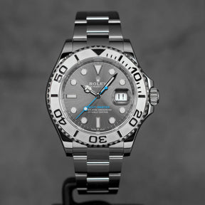 YACHT-MASTER 40MM RHODIUM DIAL PLATINUM BEZEL (2023)
