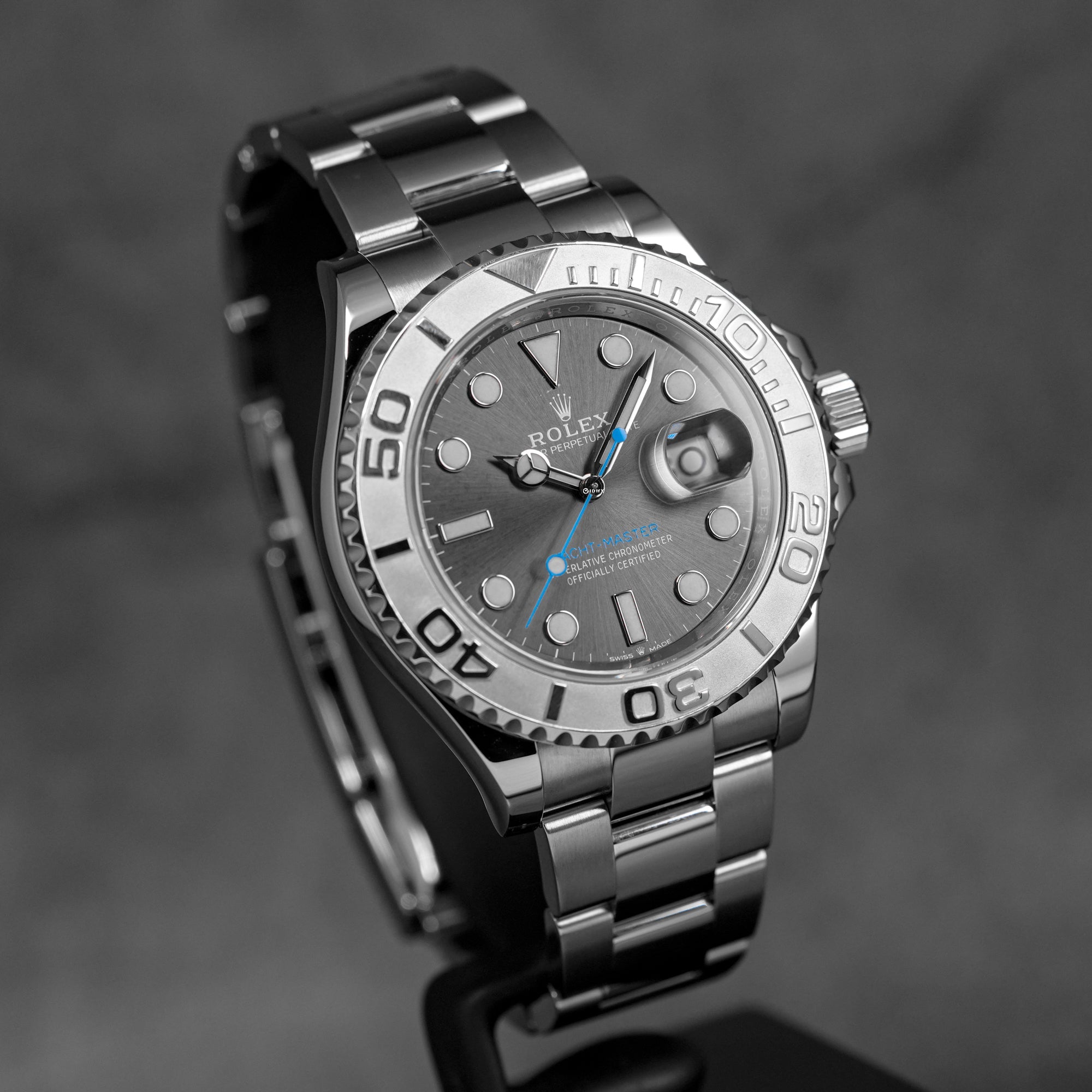 YACHT-MASTER 40MM RHODIUM DIAL PLATINUM BEZEL (2020)