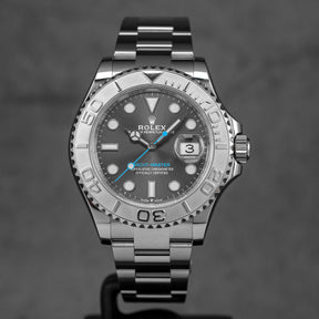 YACHT-MASTER 40MM RHODIUM DIAL PLATINUM BEZEL (2022)