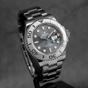 YACHT-MASTER 40MM RHODIUM DIAL PLATINUM BEZEL (2022)