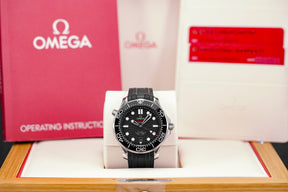 SEAMASTER DIVER 300 BLACK DIAL RUBBER STRAP (2026)