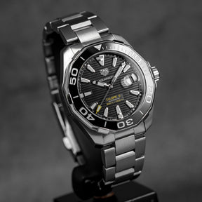 AQUARACER 300M CALIBRE 5 BLACK DIAL (2021)