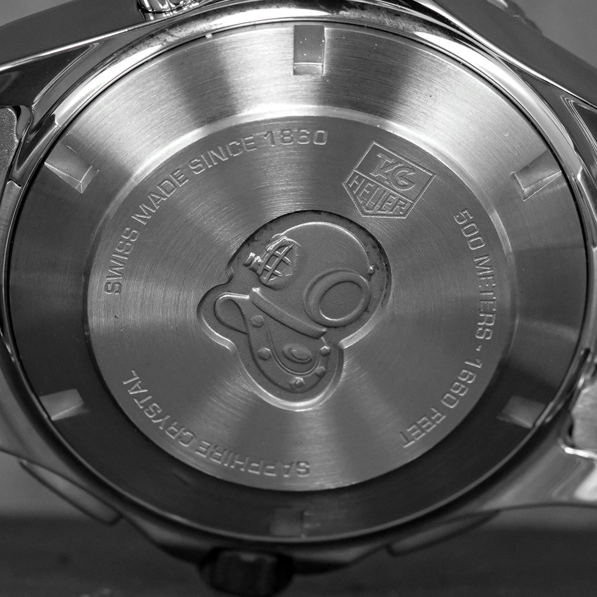 AQUARACER 500M CALIBRE 16 CHRONOGRAPH BLACK DIAL (2016)