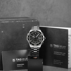 AQUARACER 500M CALIBRE 16 CHRONOGRAPH BLACK DIAL (2015)