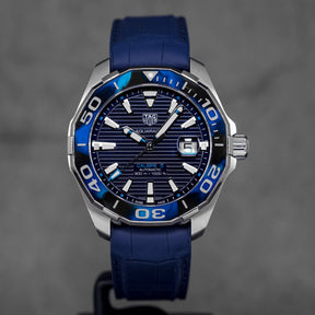harga tag heuer aquaracer calibre 5 tortoise blue