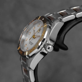 AQUARACER LADY 27MM TWOTONE YELLOWGOLD MOP DIAMOND DIAL (2015)
