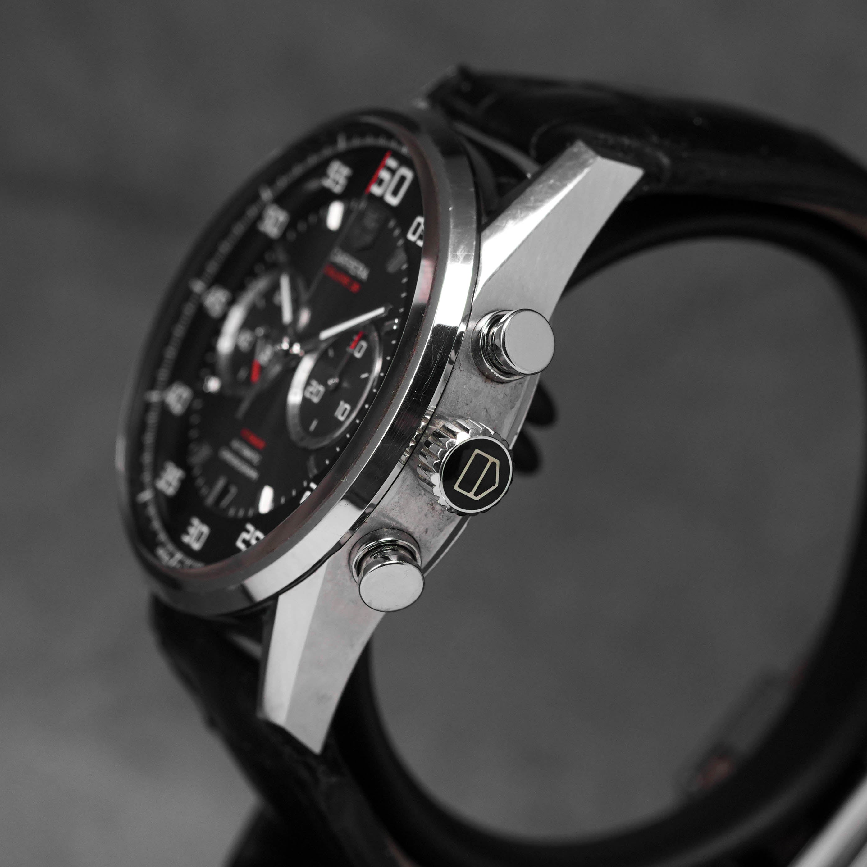 CARRERA CALIBRE 36 FLYBACK CHRONOGRAPH BLACK DIAL (2013)