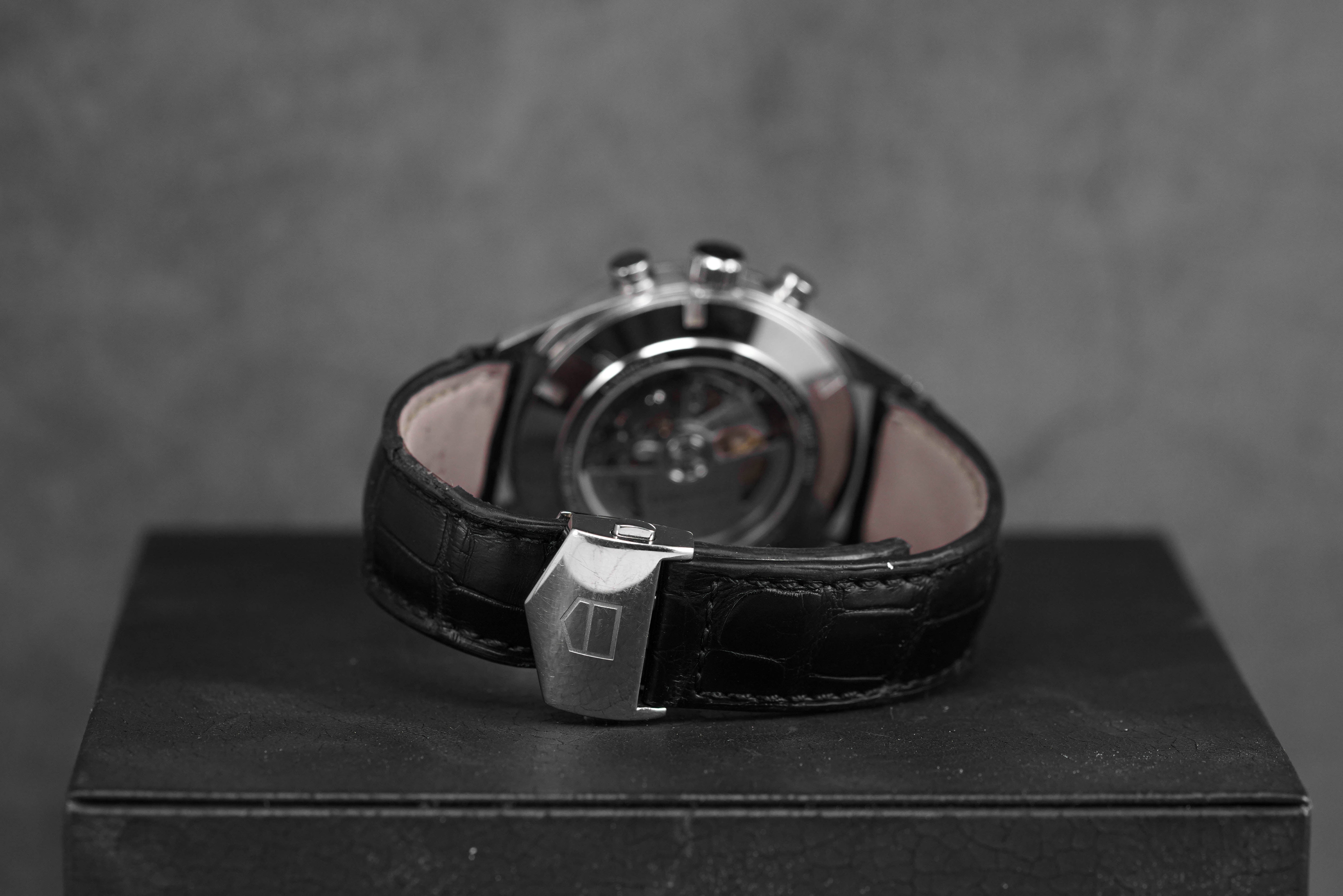 CARRERA CALIBRE 36 FLYBACK CHRONOGRAPH BLACK DIAL (2013)