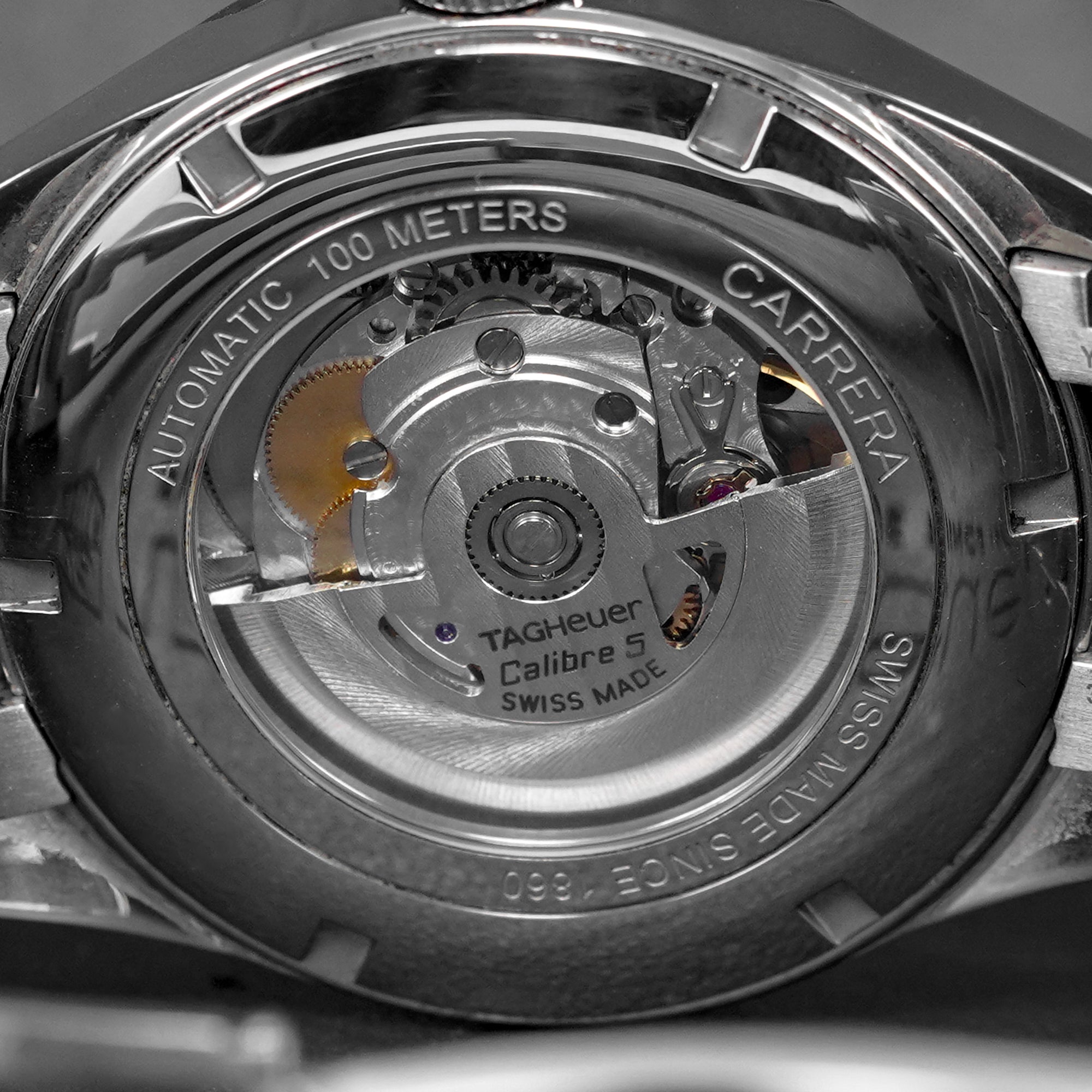 TAG HEUER CARRERA CALIBRE 5 DAY-DATE BLACK DIAL (2017)