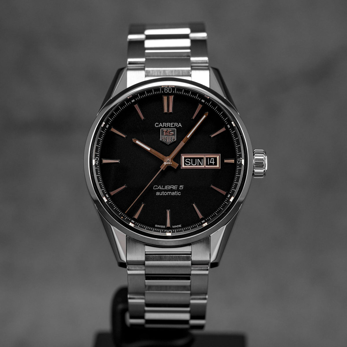 CARRERA CALIBRE 5 DAY-DATE BLACK DIAL (2016)