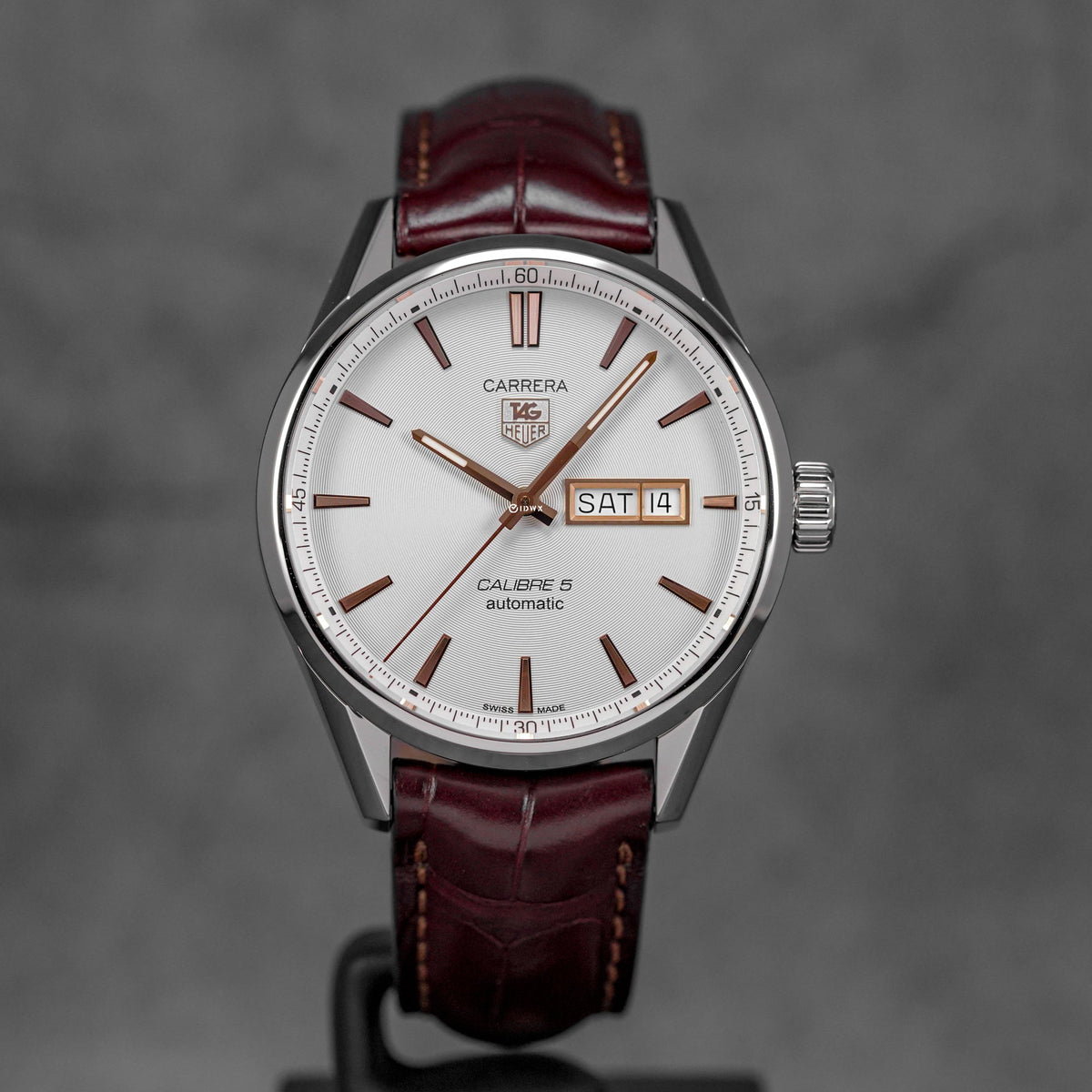 CARRERA CALIBRE 5 DAY-DATE WHITE DIAL (WATCH ONLY)