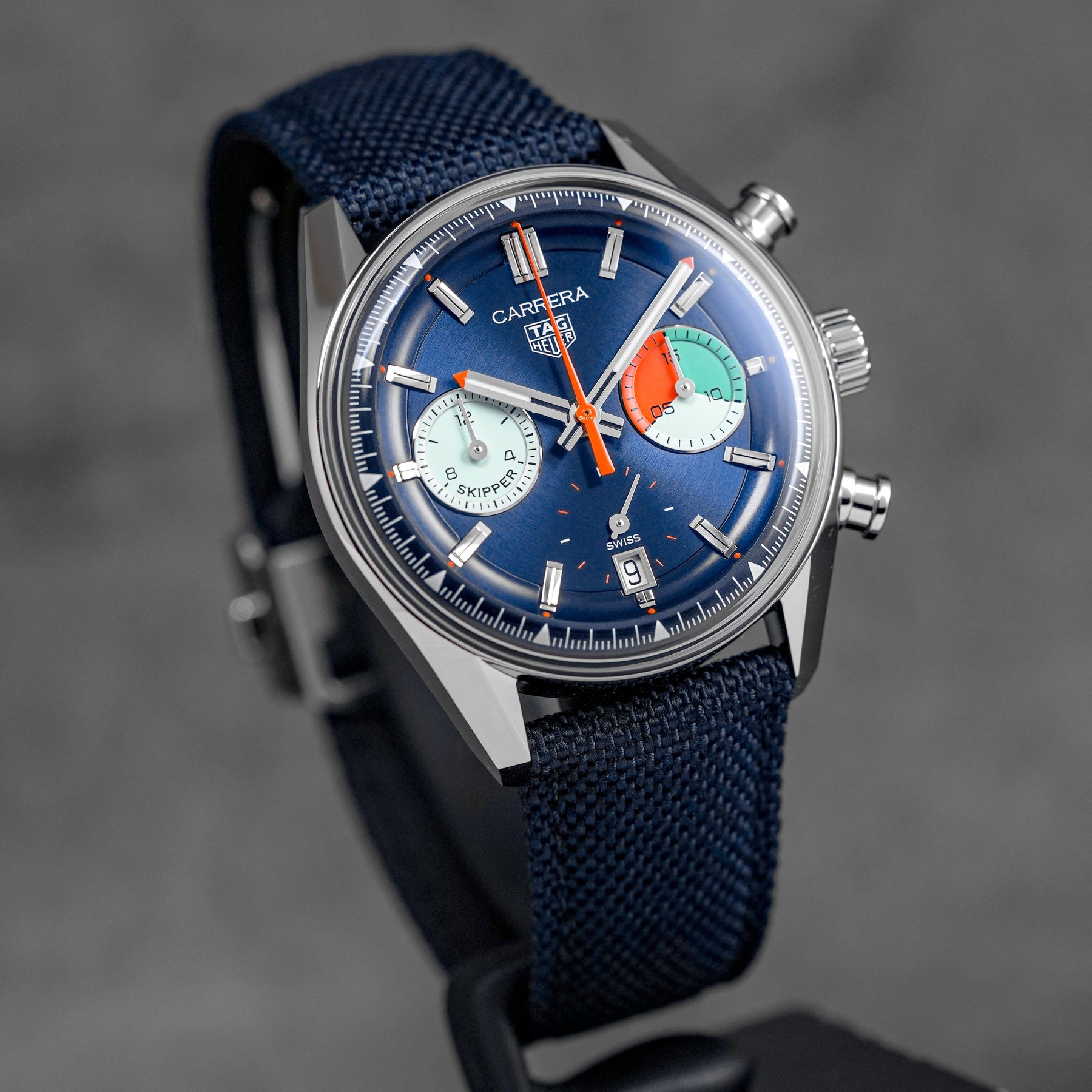 harga tag heuer carrera chrono skipper blue