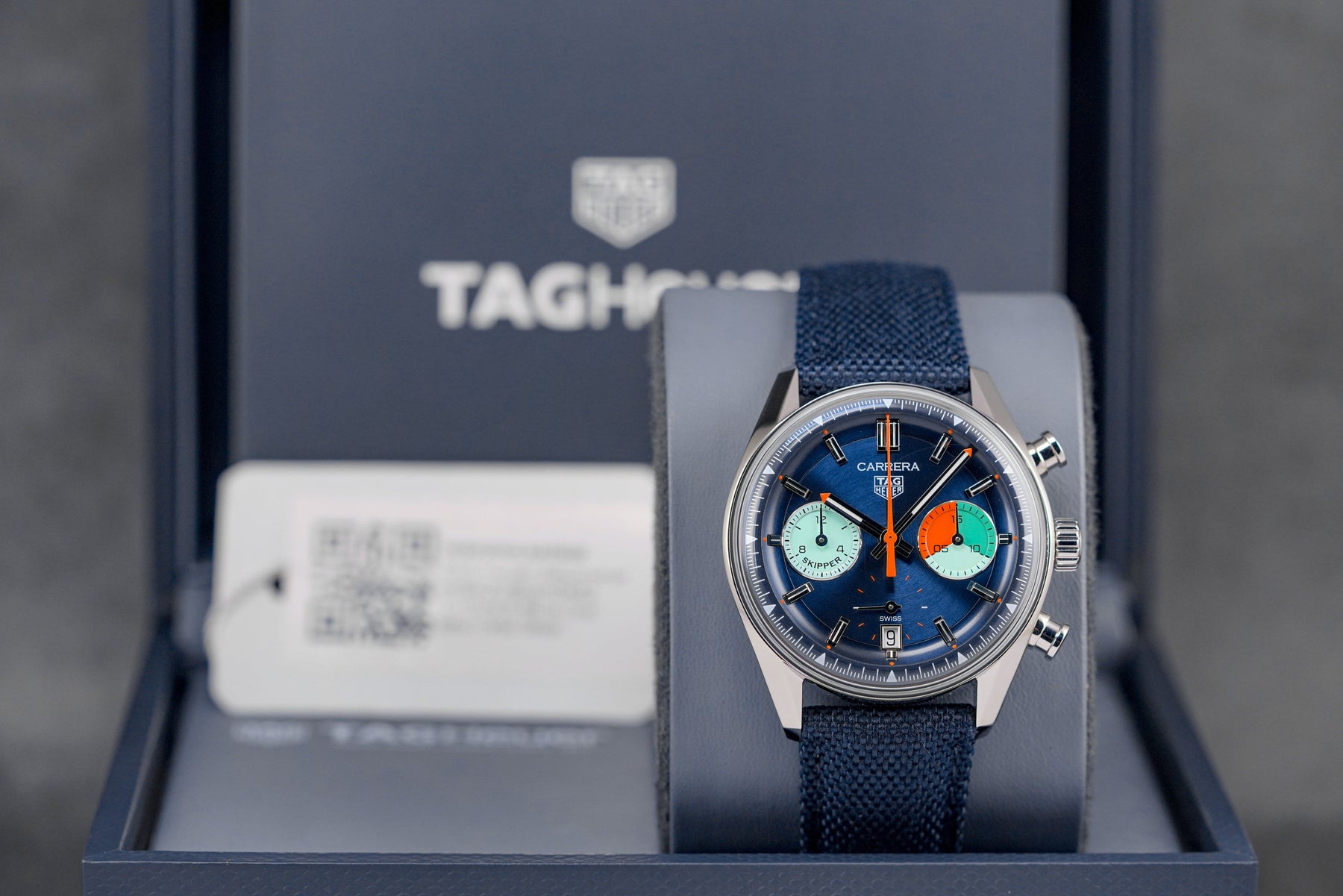 harga tag heuer carrera chrono skipper blue