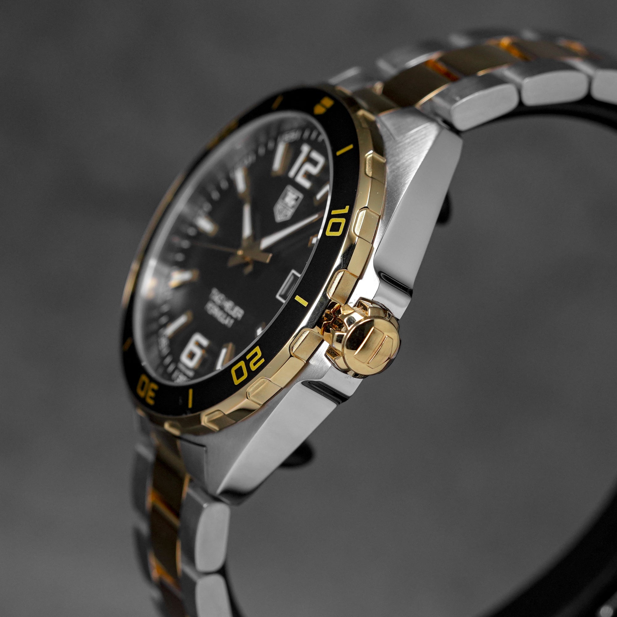 FORMULA 1 DATE 41MM TWOTONE YELLOWGOLD-PLATED BLACK DIAL (2018)