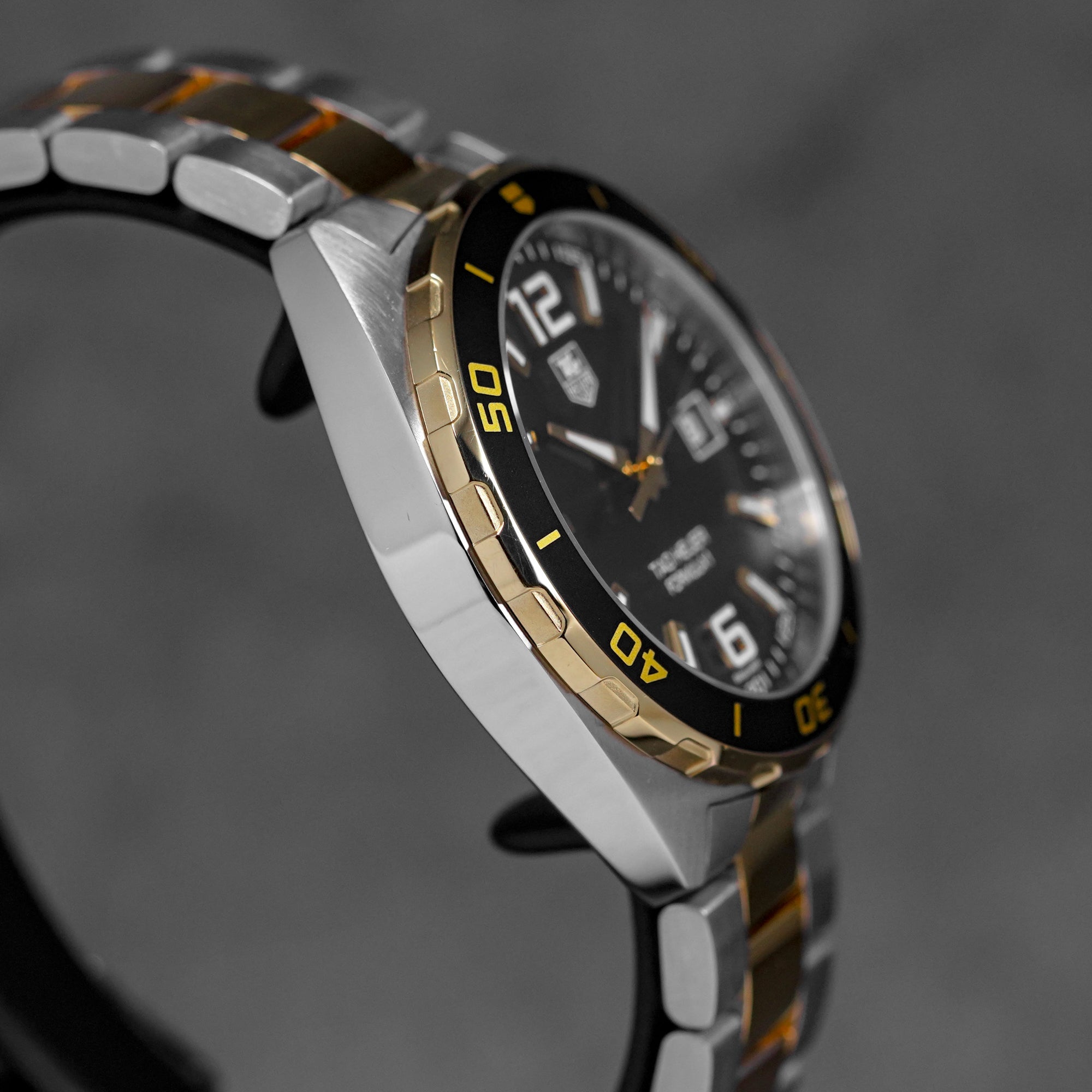 FORMULA 1 DATE 41MM TWOTONE YELLOWGOLD-PLATED BLACK DIAL (2018)