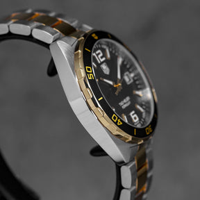 FORMULA 1 DATE 41MM TWOTONE YELLOWGOLD-PLATED BLACK DIAL (2018)