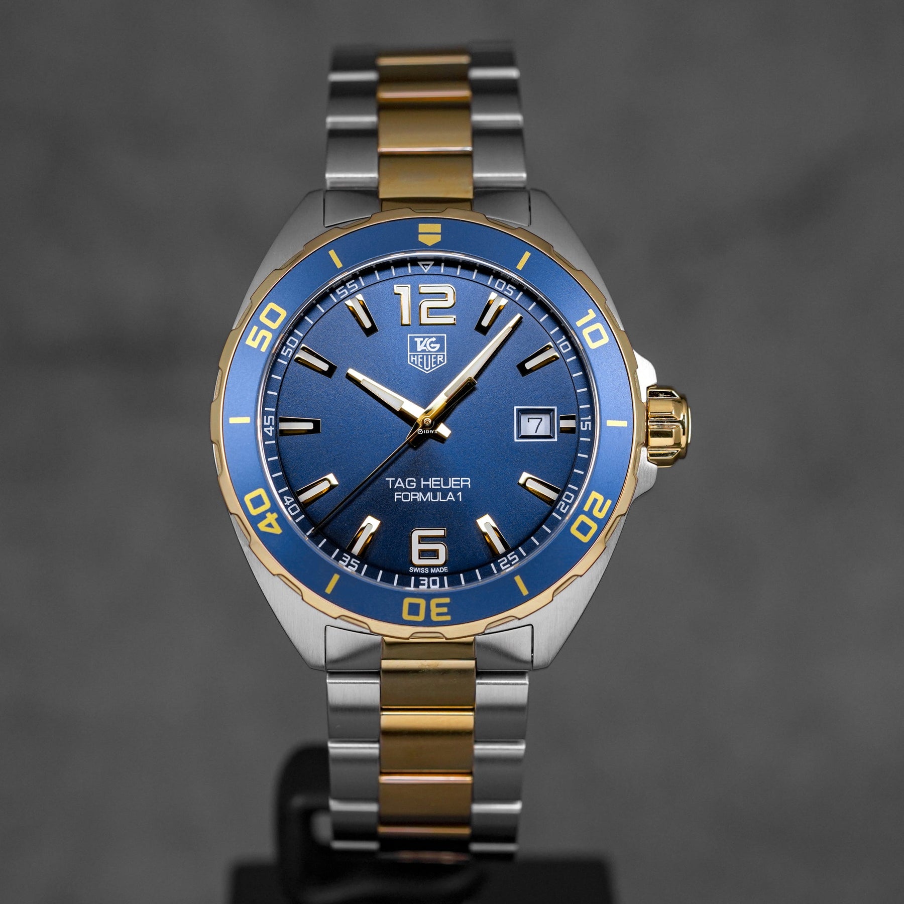 FORMULA 1 DATE 41MM TWOTONE YELLOWGOLD-PLATED BLUE DIAL (2018)