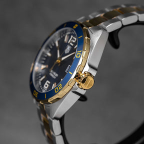 FORMULA 1 DATE 41MM TWOTONE YELLOWGOLD-PLATED BLUE DIAL (2018)