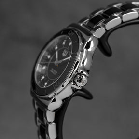 FORMULA 1 LADY 32MM STEEL CERAMIC BLACK DIAMOND DIAL (UNDATED)