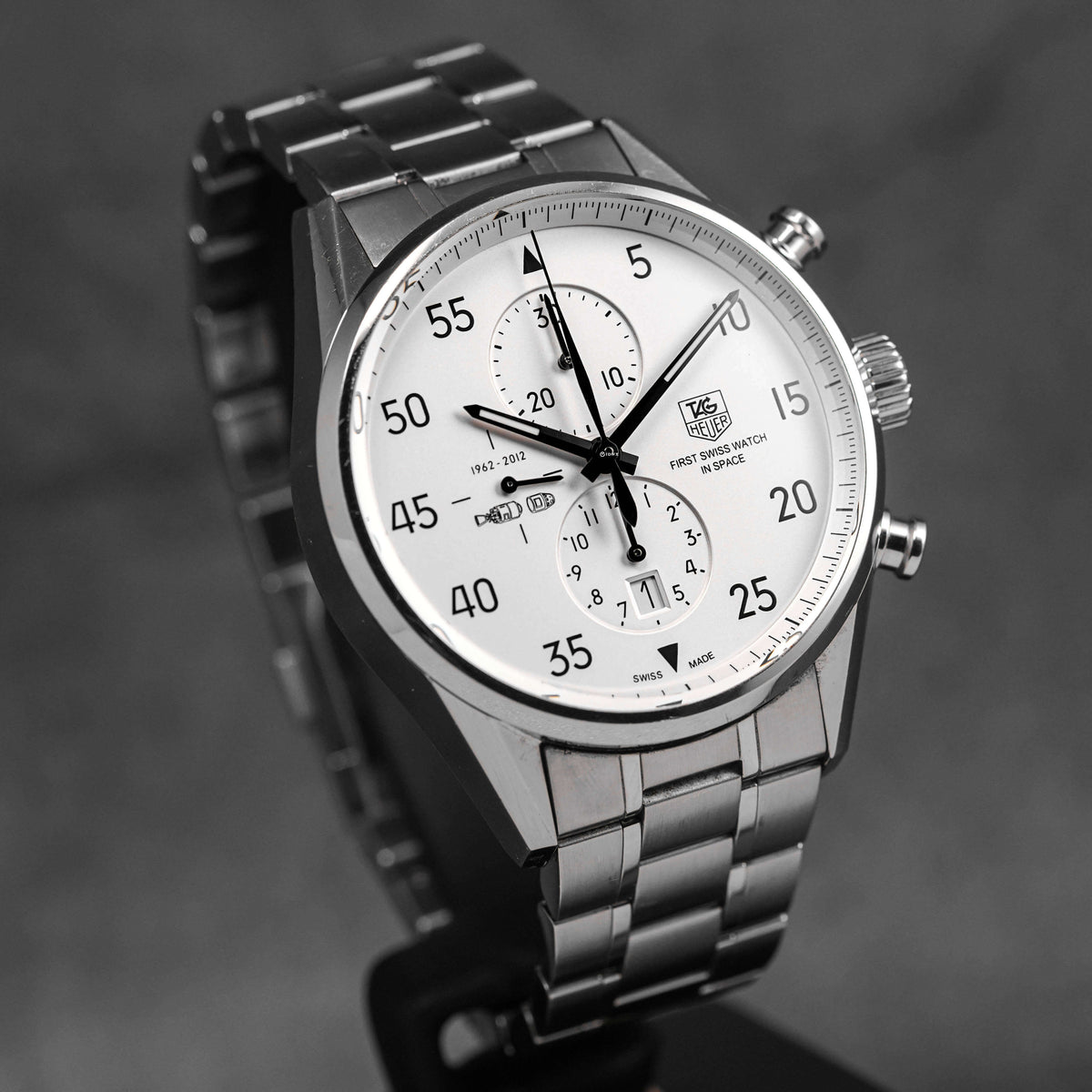 CARRERA CALIBRE 1887 CHRONOGRAPH SILVER DIAL 'SPACE X 2012' LIMITED EDITION (2013)