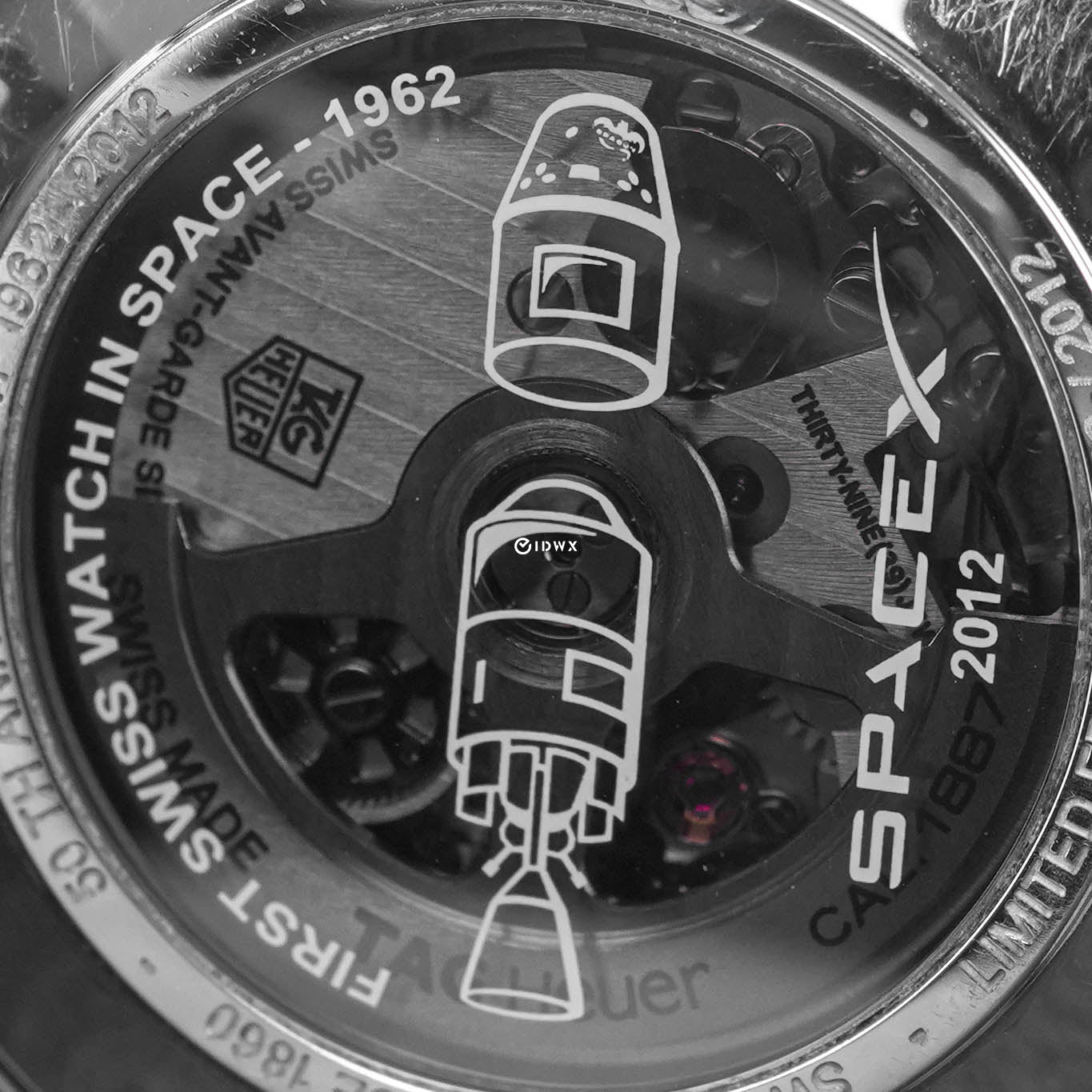 CARRERA CALIBRE 1887 CHRONOGRAPH SILVER DIAL 'SPACE X 2012' LIMITED EDITION (2013)