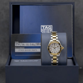 AQUARACER DATE 27MM TWOTONE YELLOWGOLD WHITE DIAL (2023)