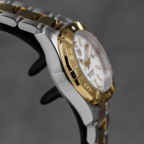 AQUARACER DATE 27MM TWOTONE YELLOWGOLD WHITE DIAL (2023)