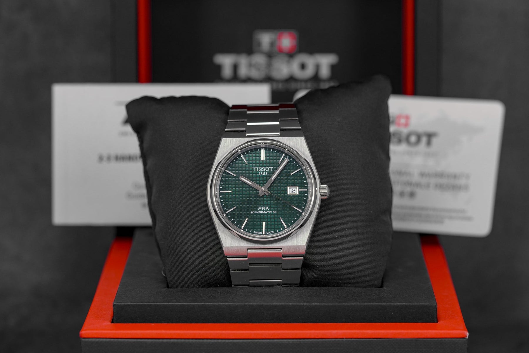harga tissot prx powermatic 80 green