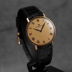 PATRIMONY 34MM YELLOWGOLD CHAMPAGNE ROMAN DIAL (WATCH ONLY)