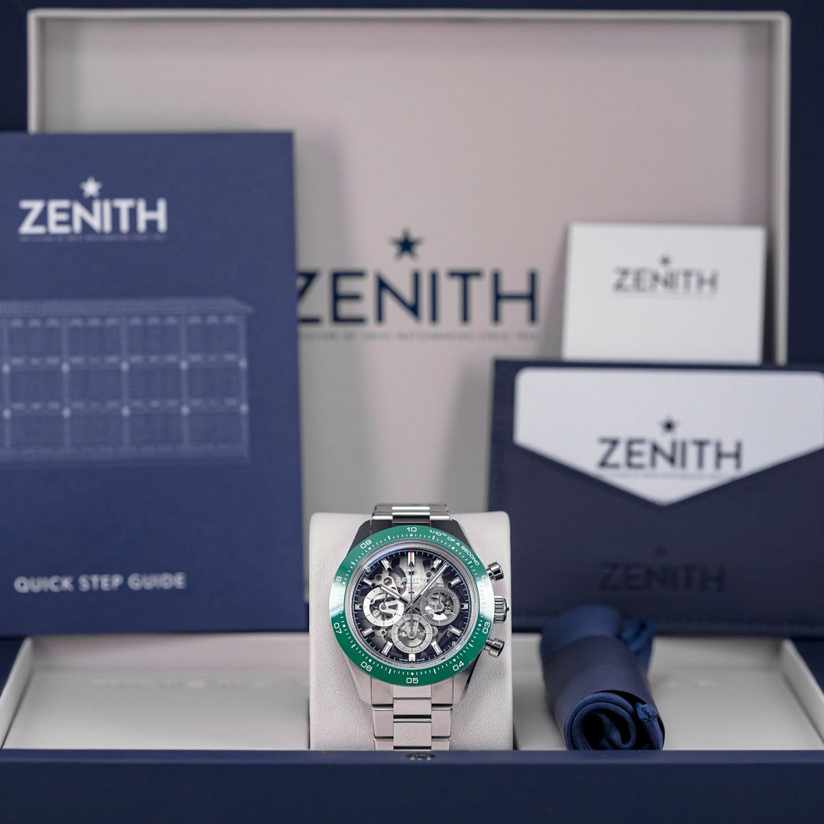 CHRONOMASTER SPORT SKELETON GREEN CERAMIC BEZEL (2026)