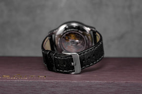 harga zenith chrono open grande date black