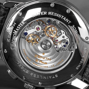 harga zenith chrono open grande date black