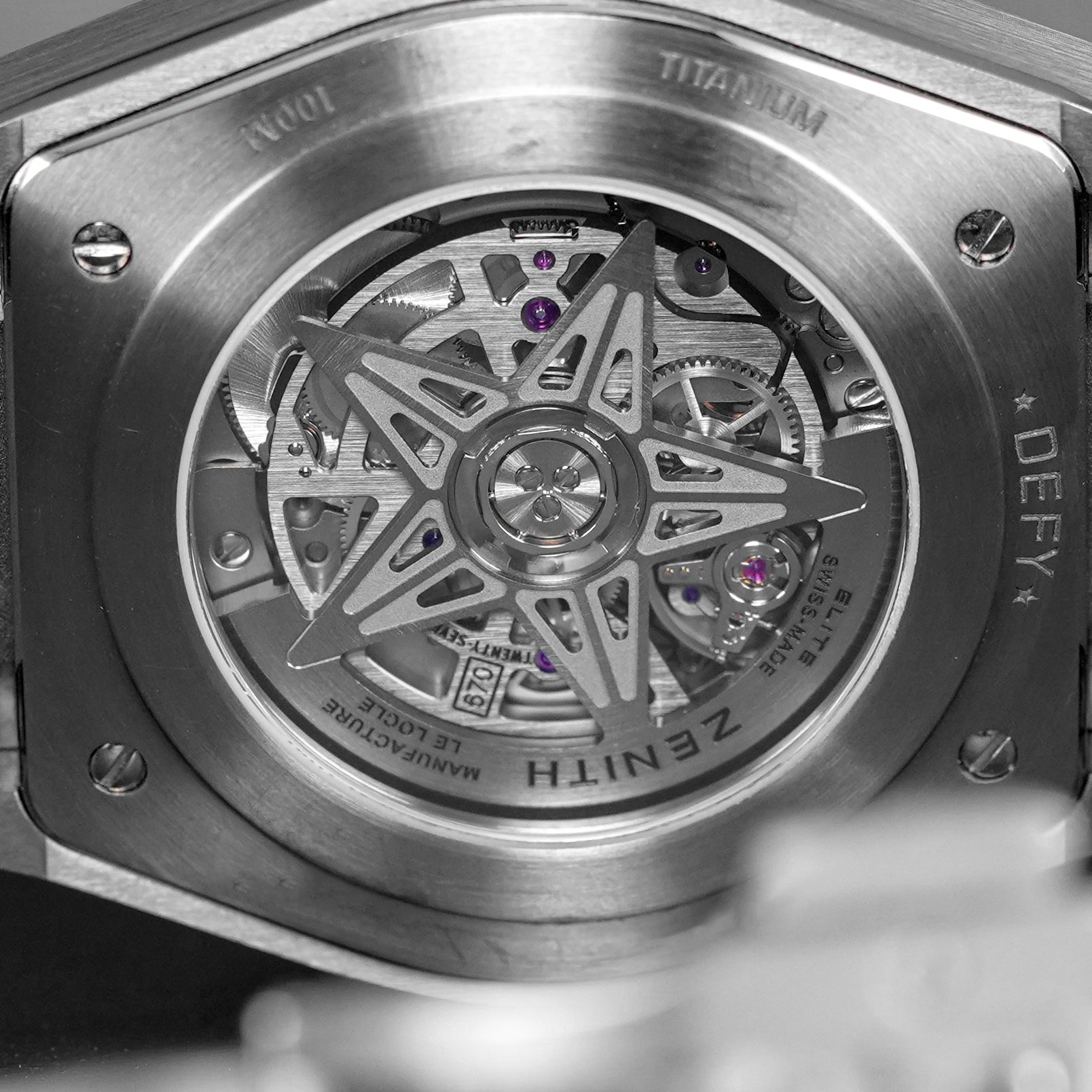harga zenith defy classic 41 titanium skeleton