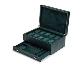 BRITISH RACING 10PC WATCH BOX WITH STORAGE