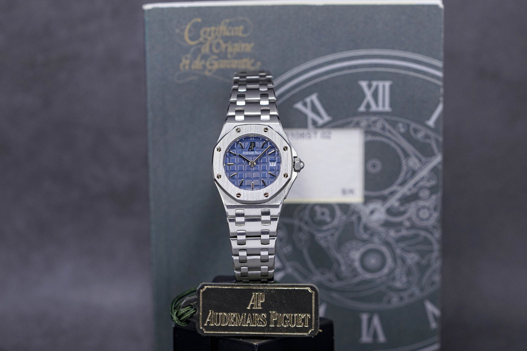 AUDEMARS PIGUET ROYAL OAK 29MM 67450ST BLUE DIAL 2005 OMNILUXE