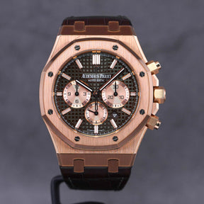 ROYAL OAK CHRONOGRAPH 41MM ROSEGOLD CHOCO DIAL (2017)