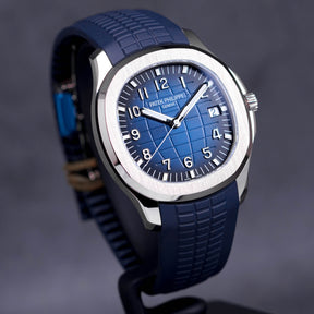 PATEK PHILIPPE AQUANAUT 5168G BLUE DIAL