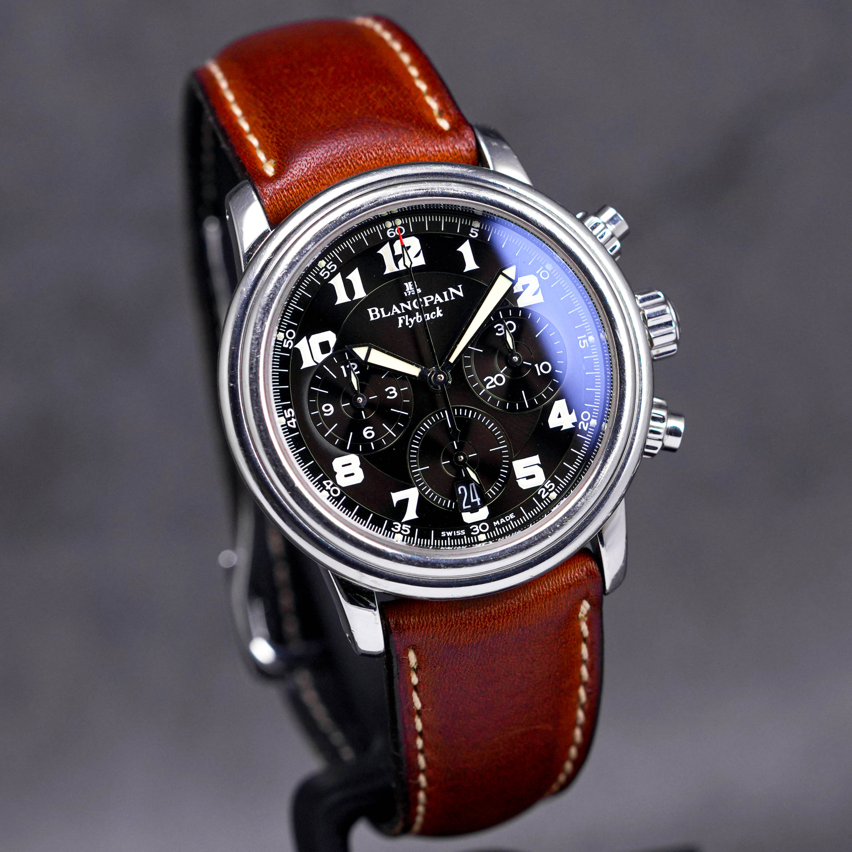 BLANCPAIN LEMAN FLYBACK BLACK