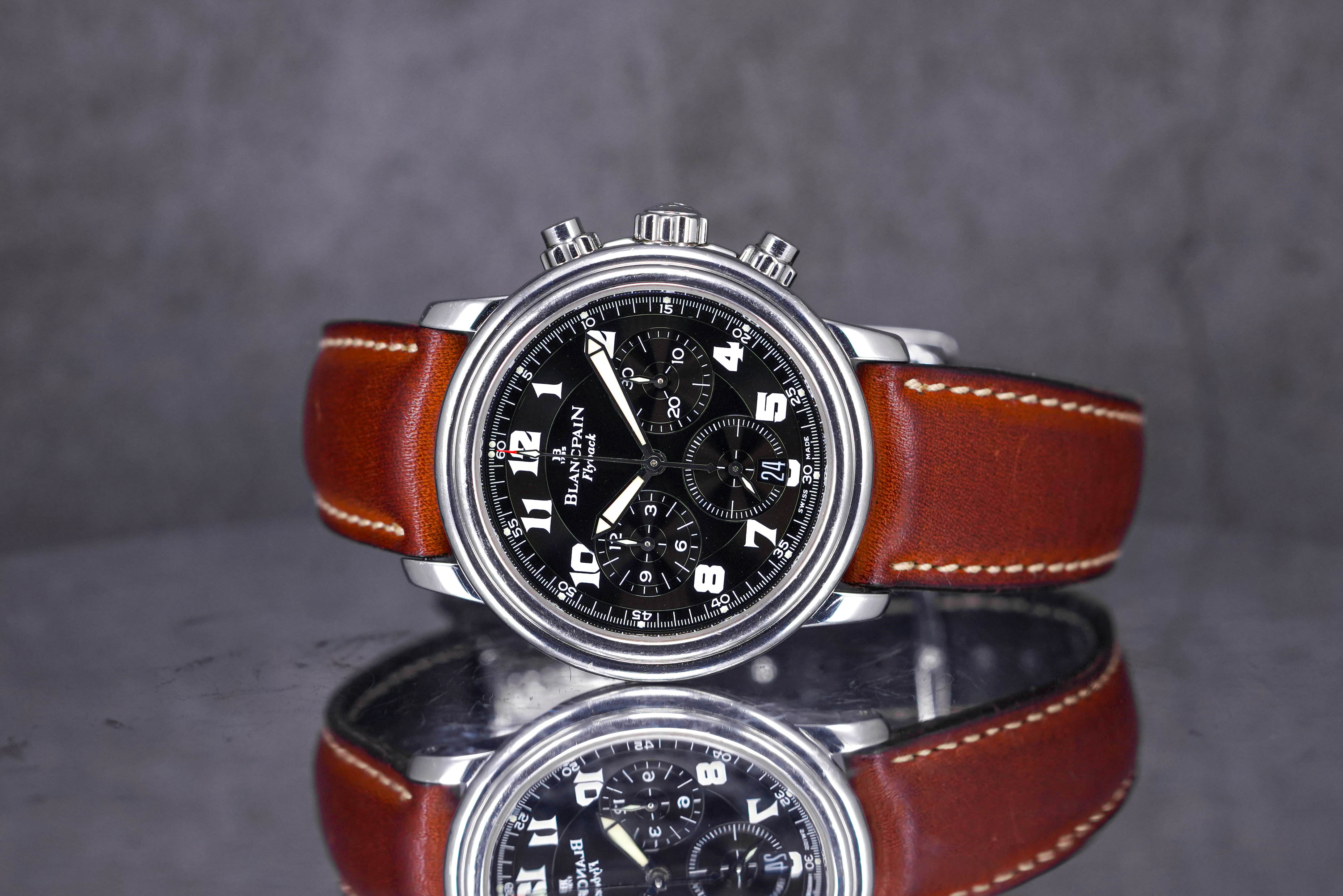 BLANCPAIN LEMAN FLYBACK BLACK