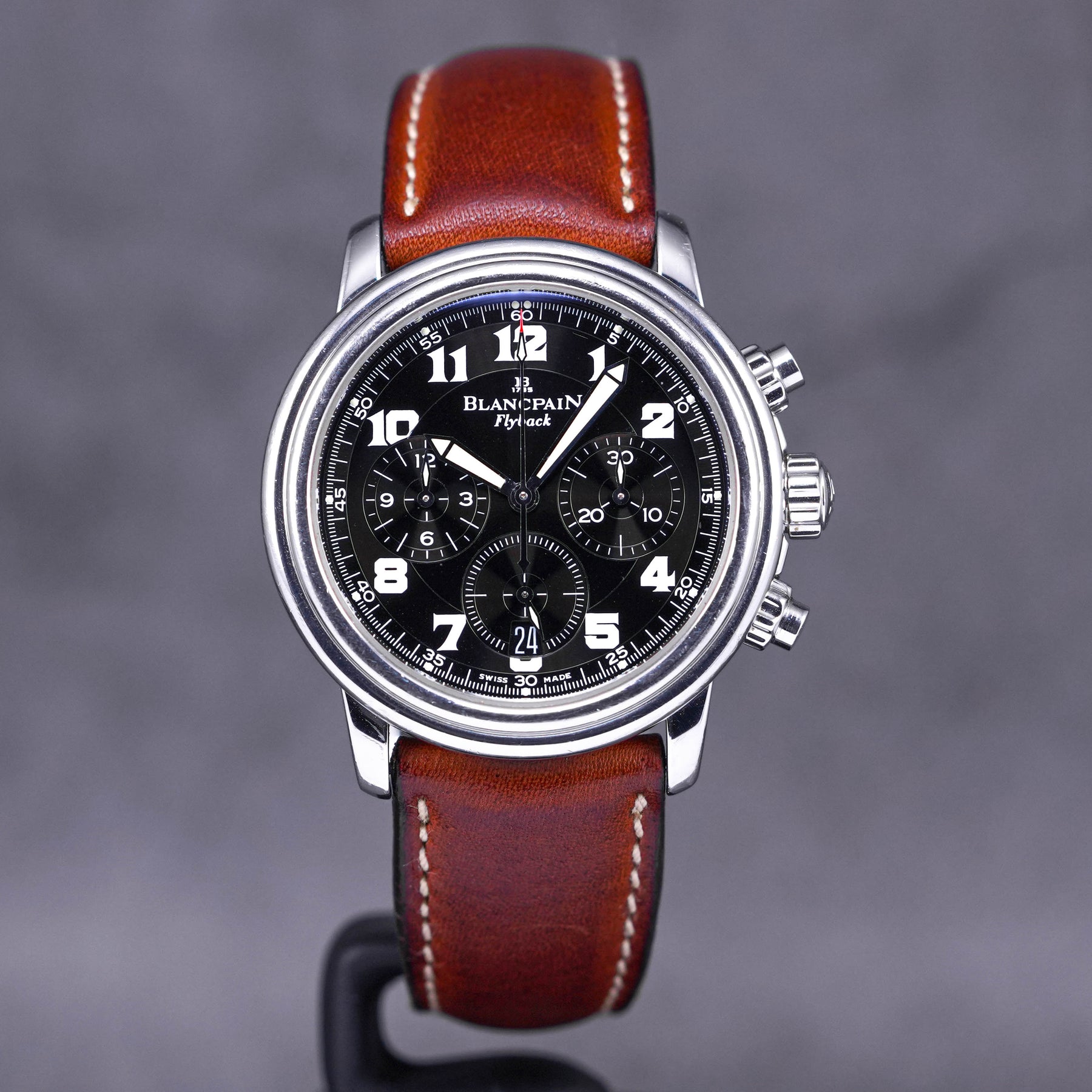 BLANCPAIN LEMAN FLYBACK 38MM BLACK DIAL (WATCH ONLY) OMNILUXE